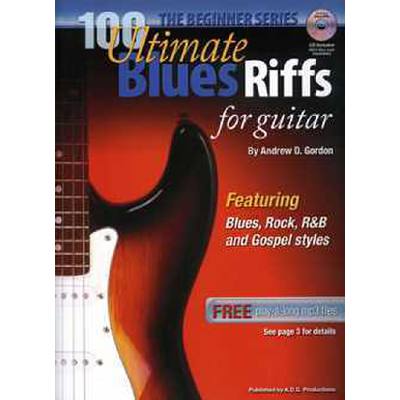 0663389114524 - 100 ultimate Blues riffs for guitar