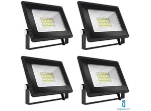 0664213399032 - Aigostar - 4x slim led slim projektor 30W smd 6400K kaltweiss IP65 outdoor flood