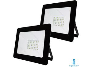 0664213400608 - Aigostar - slim led-kopflampe 30W smd 6400K kaltweiss IP65 outdoor 2 Stk