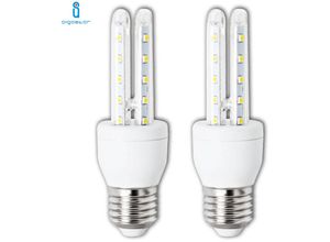 0664213401469 - Aigostar - 2 lampen led glühbirne 4W kaltes licht niedriger verbrauch E27 6400K B5 T3 2U