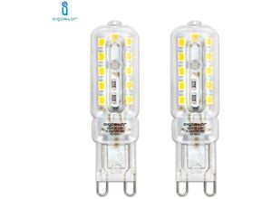 0664213401735 - Aigostar - led glühbirne g 9 3W kaltweiss 6500K a+ 270LM 2 stück