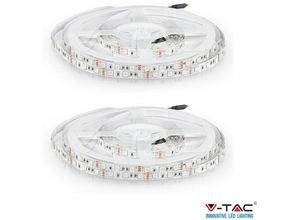 0664213403593 - Led Streifen Rgb 12 V 5050 V-Tac 5 Meter Ip 20 300 Led 2 Stück