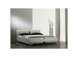 0664242548159 - Fun Moebel - Polsterbett Bett Doppelbett Tagesbett dakar 120x200 cm Weiss