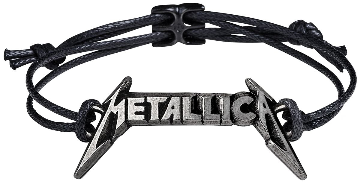 0664427053836 - Metallica Logo Armband schwarz