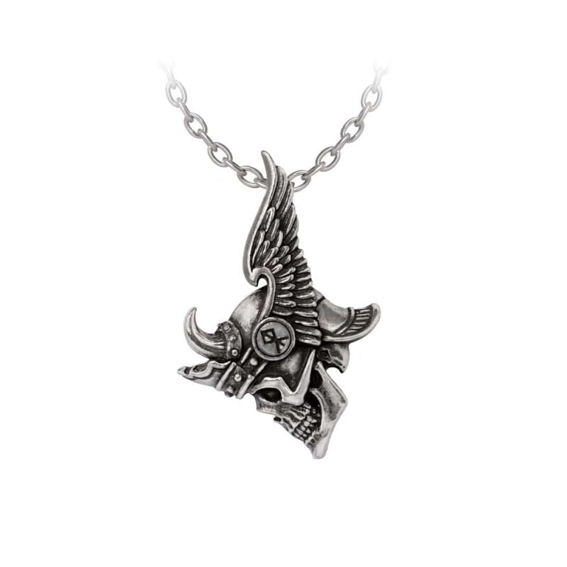 0664427054413 - Journey to Valhalla Pendant Halskette schwarz silberfarben