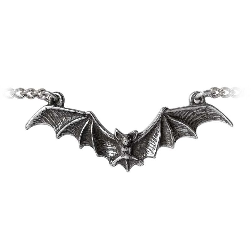 0664427054550 - Gothic Bat Bracelet Armkette silberfarben