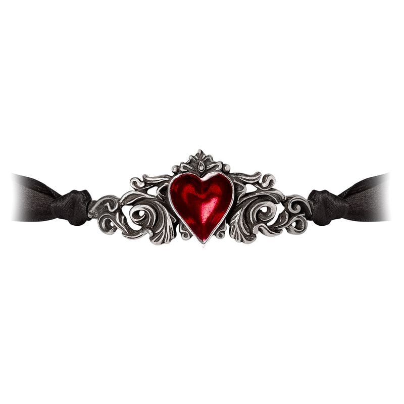 0664427055878 - Betrothal Choker Halsband schwarz silberfarben 0664427055878 - Betrothal Choker Halsband schwarz silberfarben
