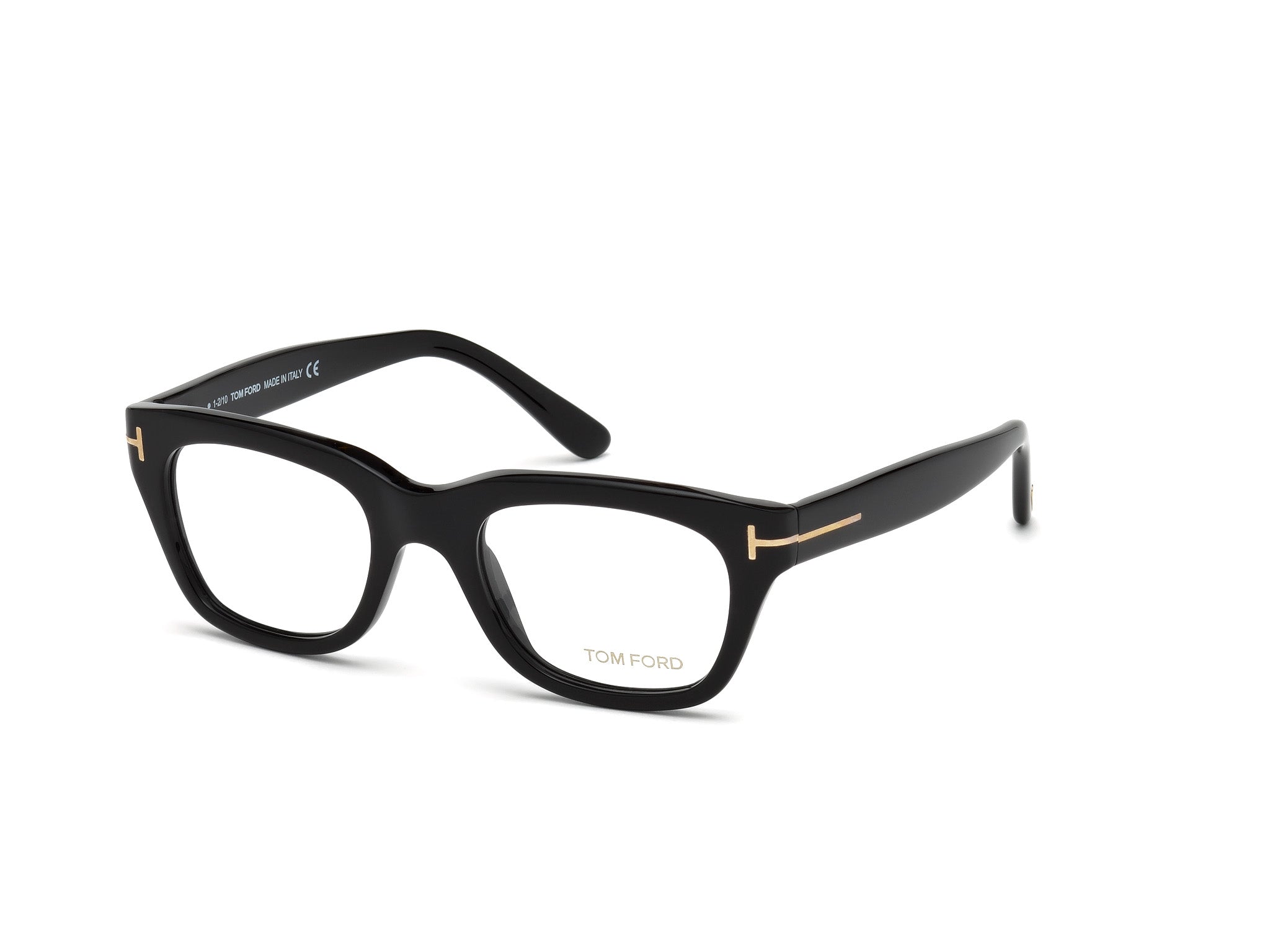 0664689510214 - TOM FORD Mann FT5178 001 Rahmen von BRILLEN Acetat Schwarz  Geometrisch Normal