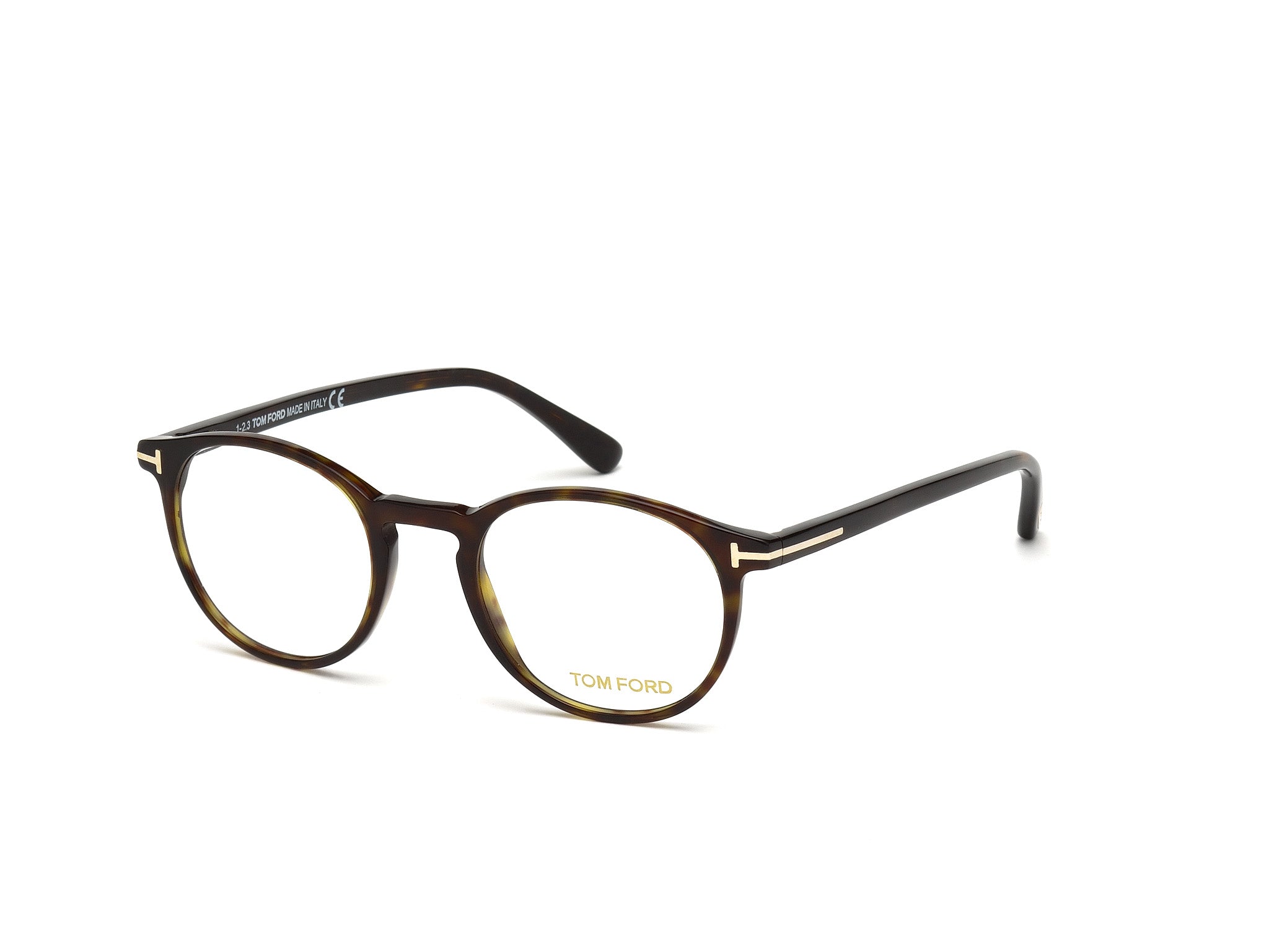 0664689628827 - TOM FORD Mann FT5294 052 Rahmen von BRILLEN Acetat Dunkler Havanna  Kreisel Normal