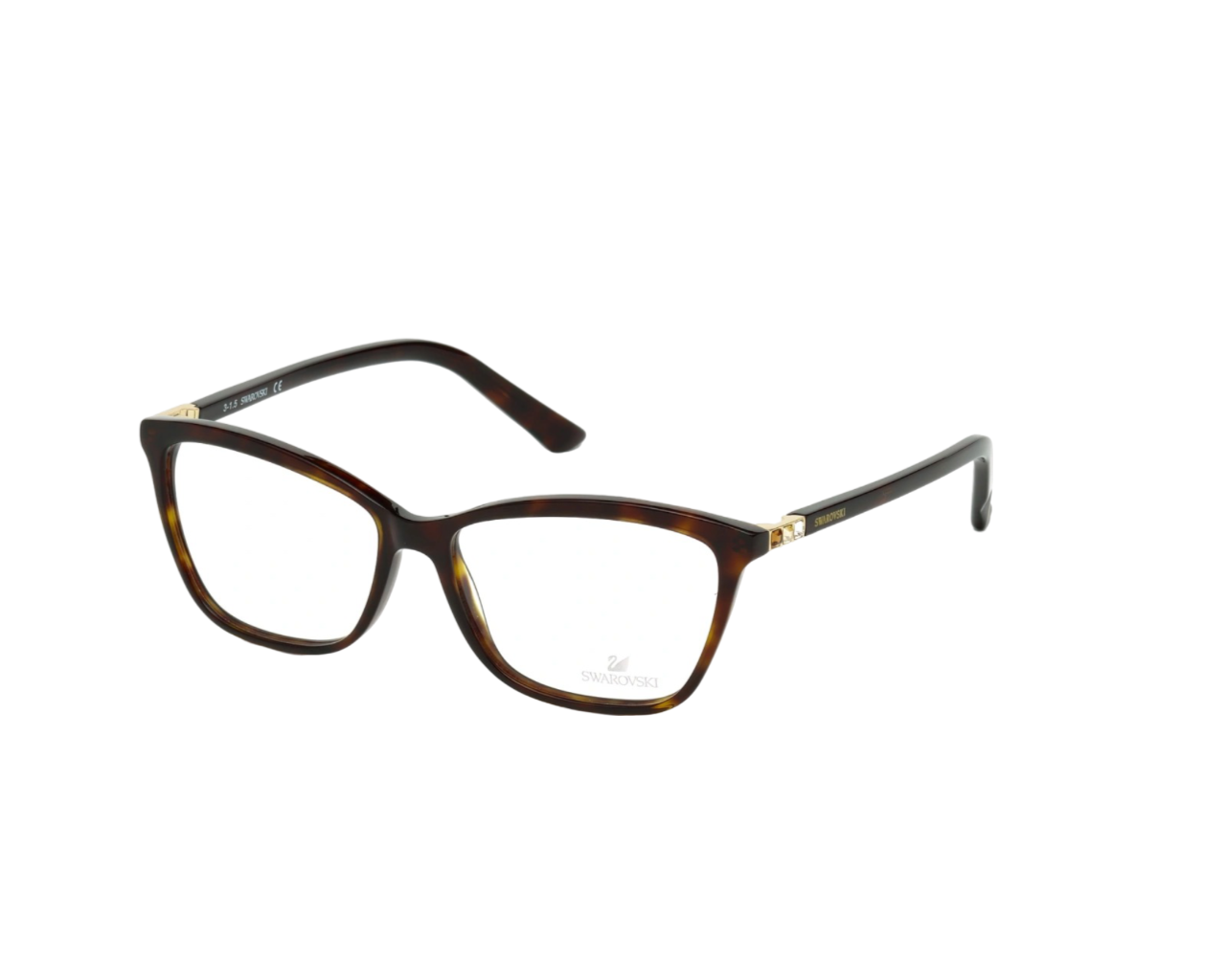 0664689726752 - Damen SK5137 052 Rahmen von BRILLEN Steckdose Acetat Havanna  Quadratisch