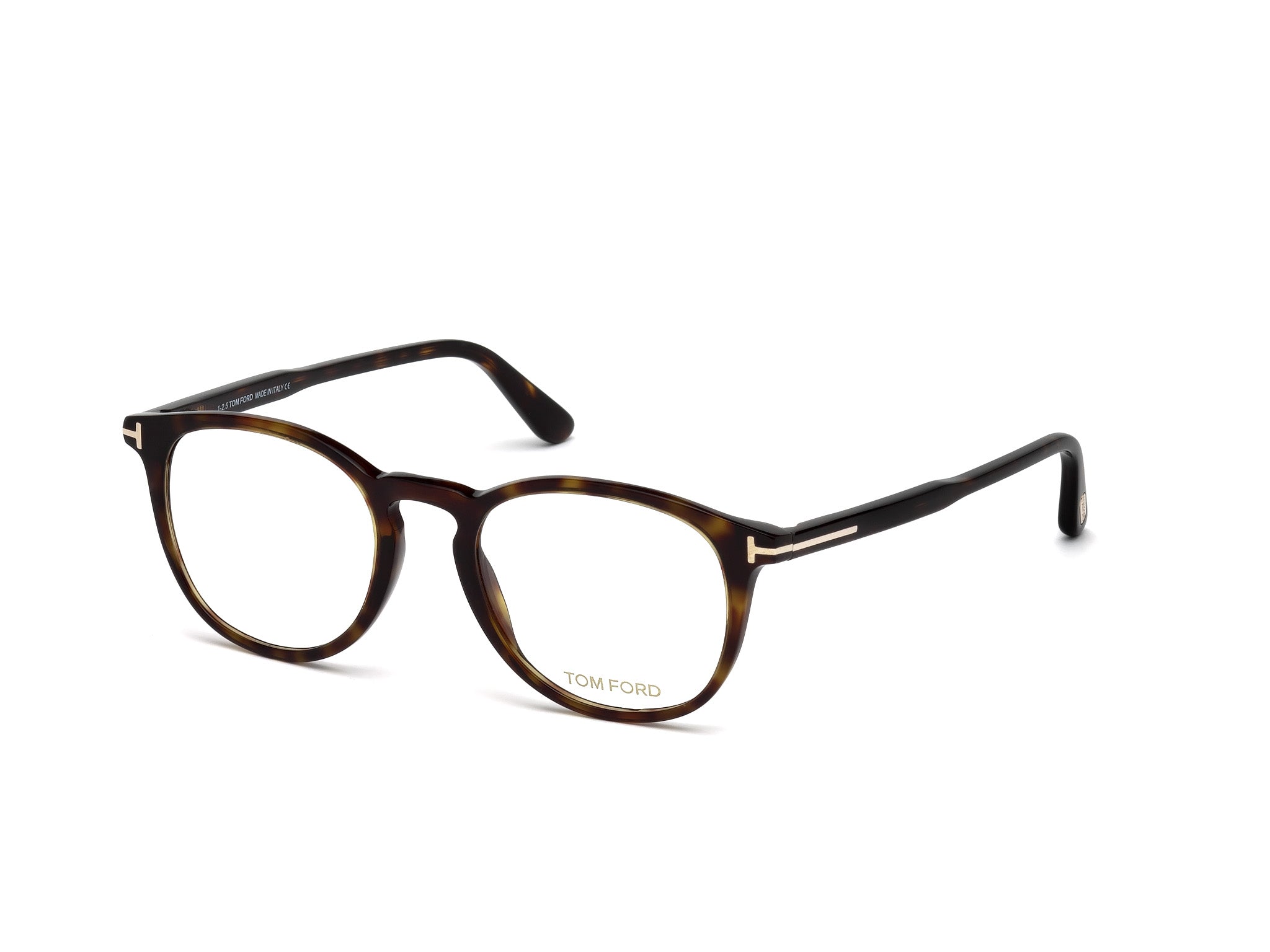 0664689800070 - TOM FORD Unisex Ft5401 052 Rahmen von BRILLEN Acetat Havanna  Kreisel Normal