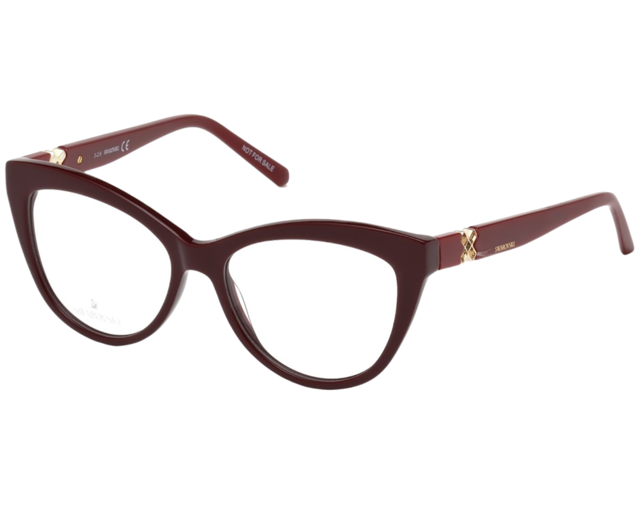 0664689856886 - Damen SK5226 069 Rahmen von BRILLEN Steckdose Acetat Bordeaux  Cat Eye