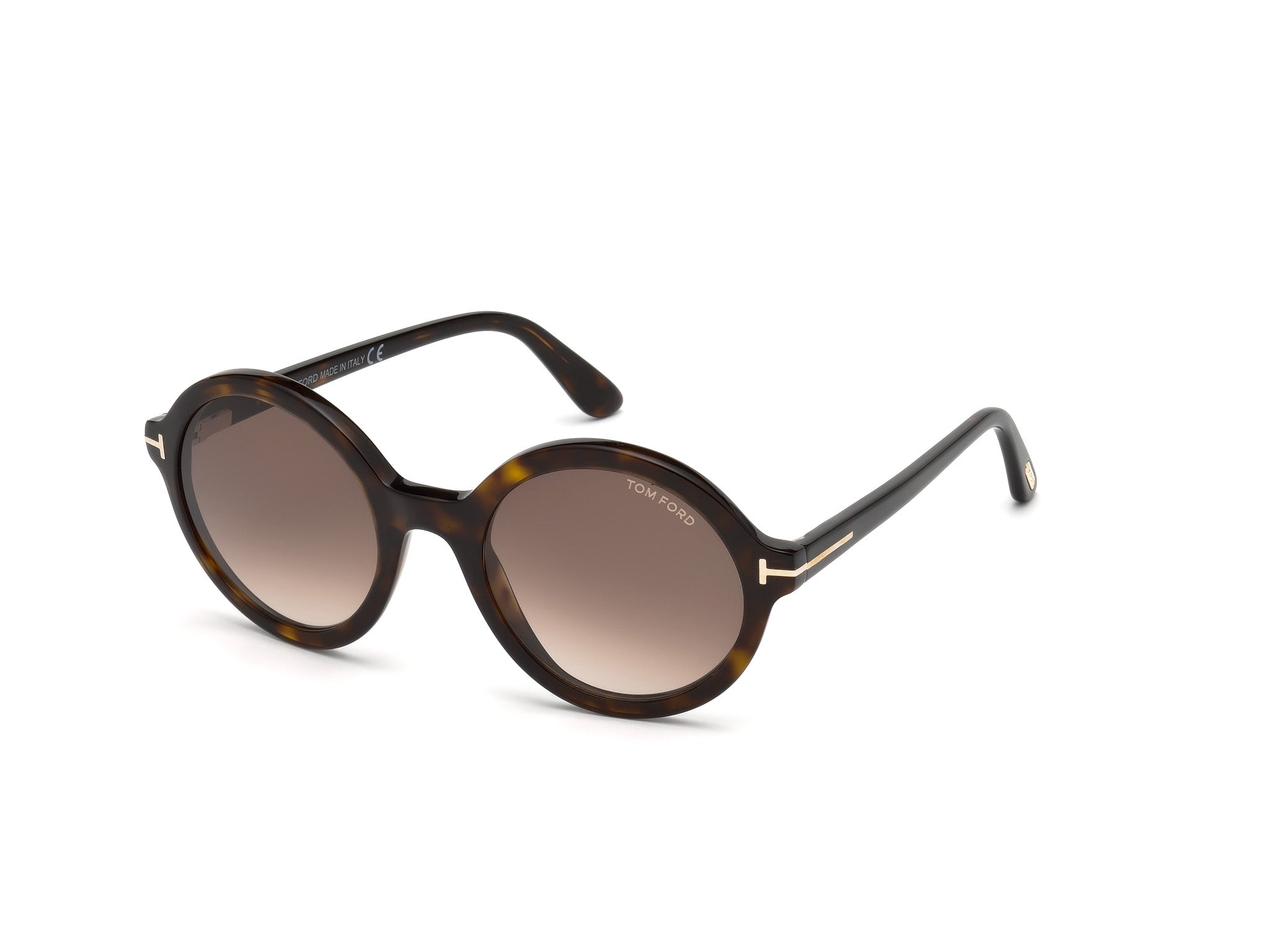 0664689897278 - TOM FORD Frau FT0602 Nicolette-02 052 Gläser SONNENBRILLEN Acetat Havanna Braun Kreisel Normal Schattiert