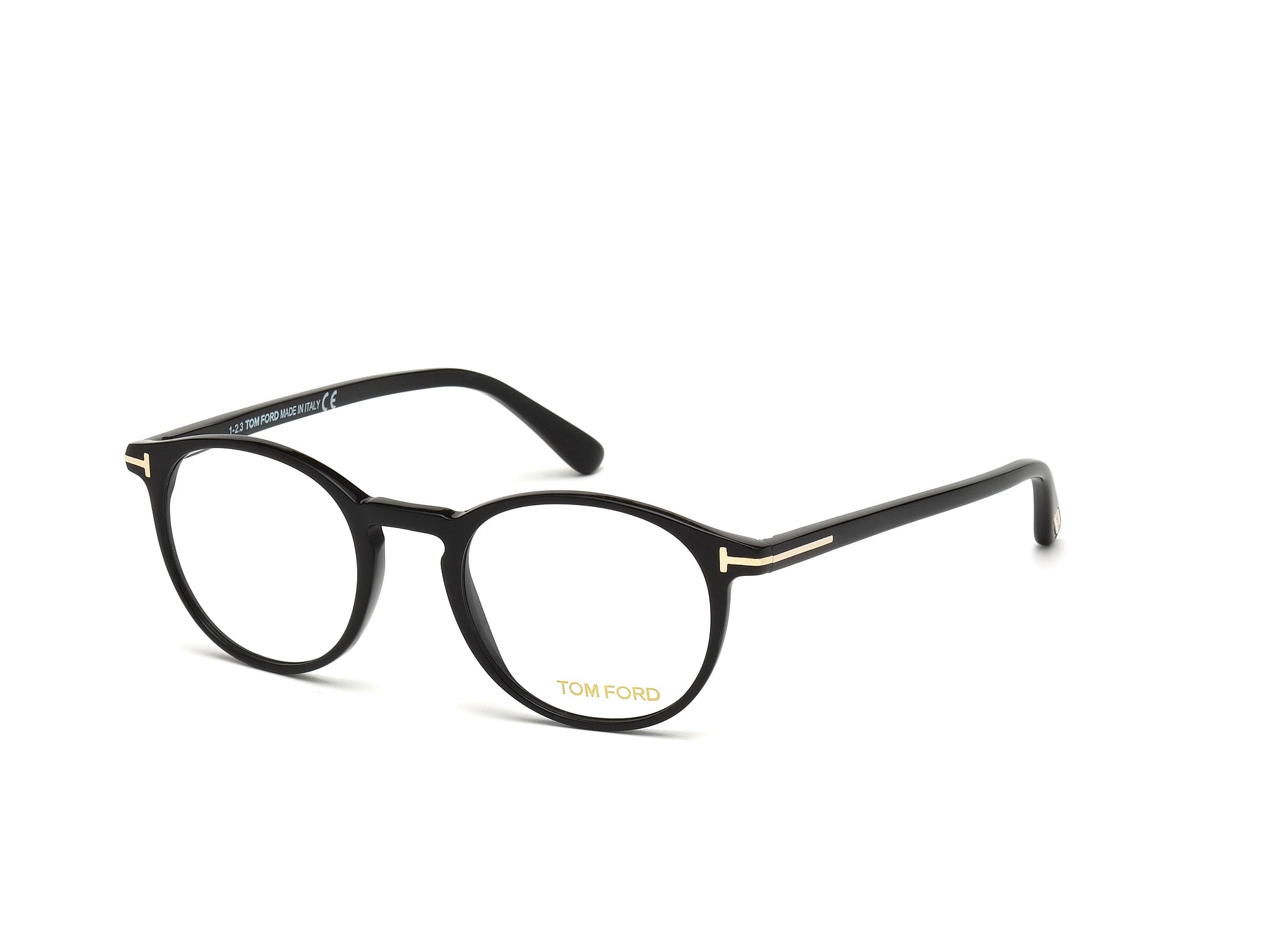 0664689897605 - TOM FORD Mann FT5294 001 Rahmen von BRILLEN Acetat Schwarz  Kreisel Normal