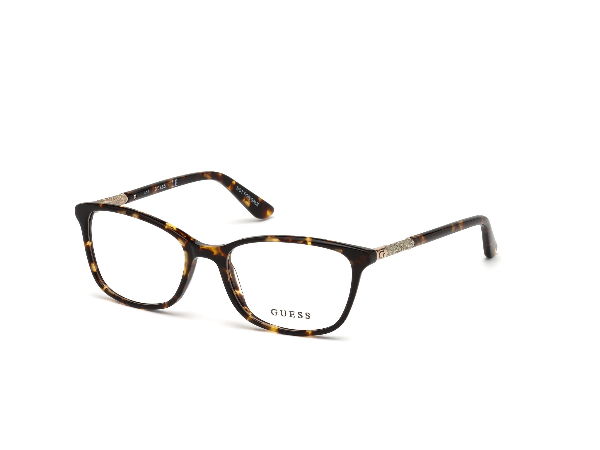 0664689921072 - Damen GU2658 052 Rahmen von BRILLEN Plastik Havanna  Quadratisch