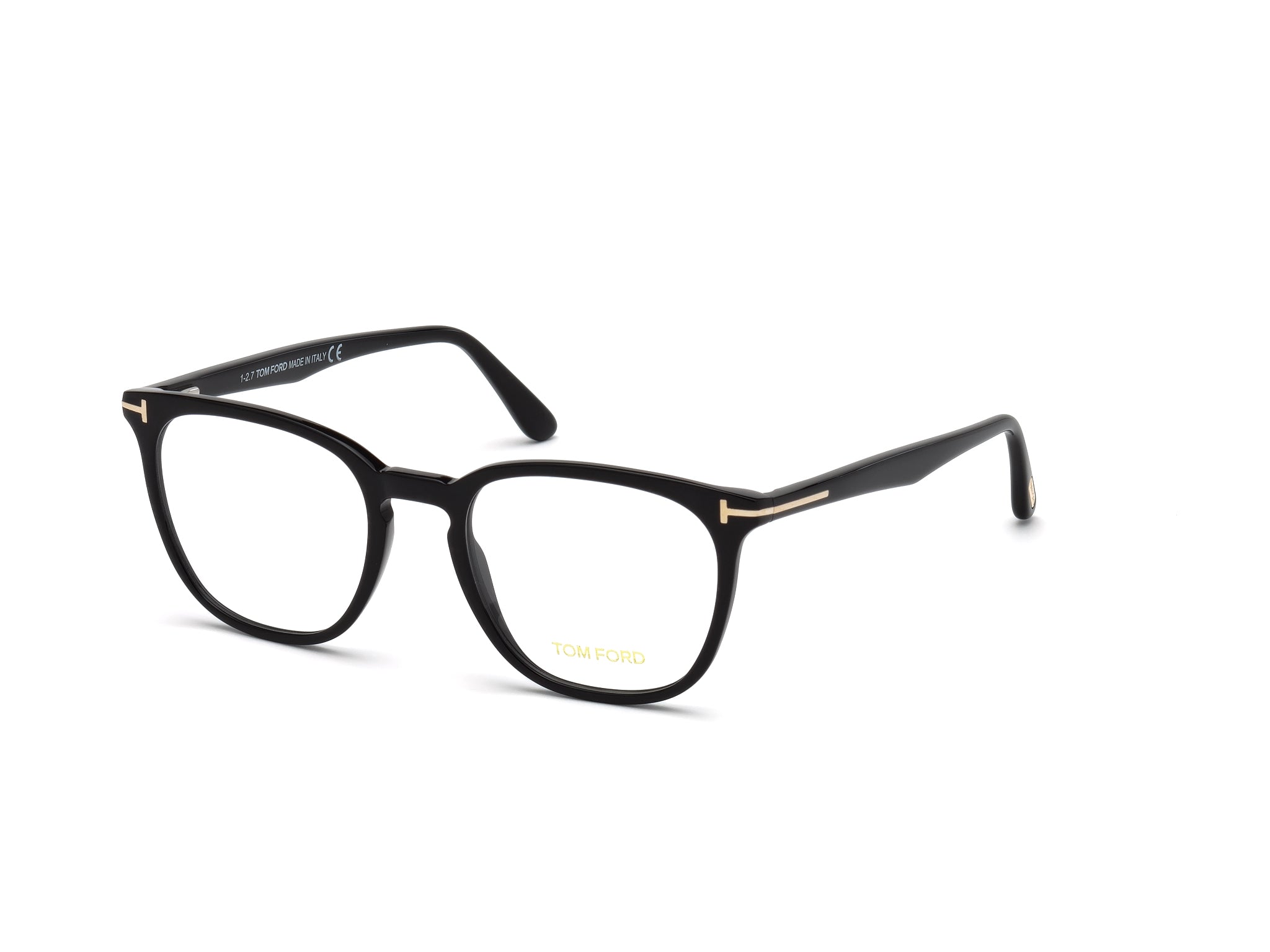 0664689942497 - TOM FORD Mann FT5506 001 Rahmen von BRILLEN Acetat Schwarz  Geometrisch Normal