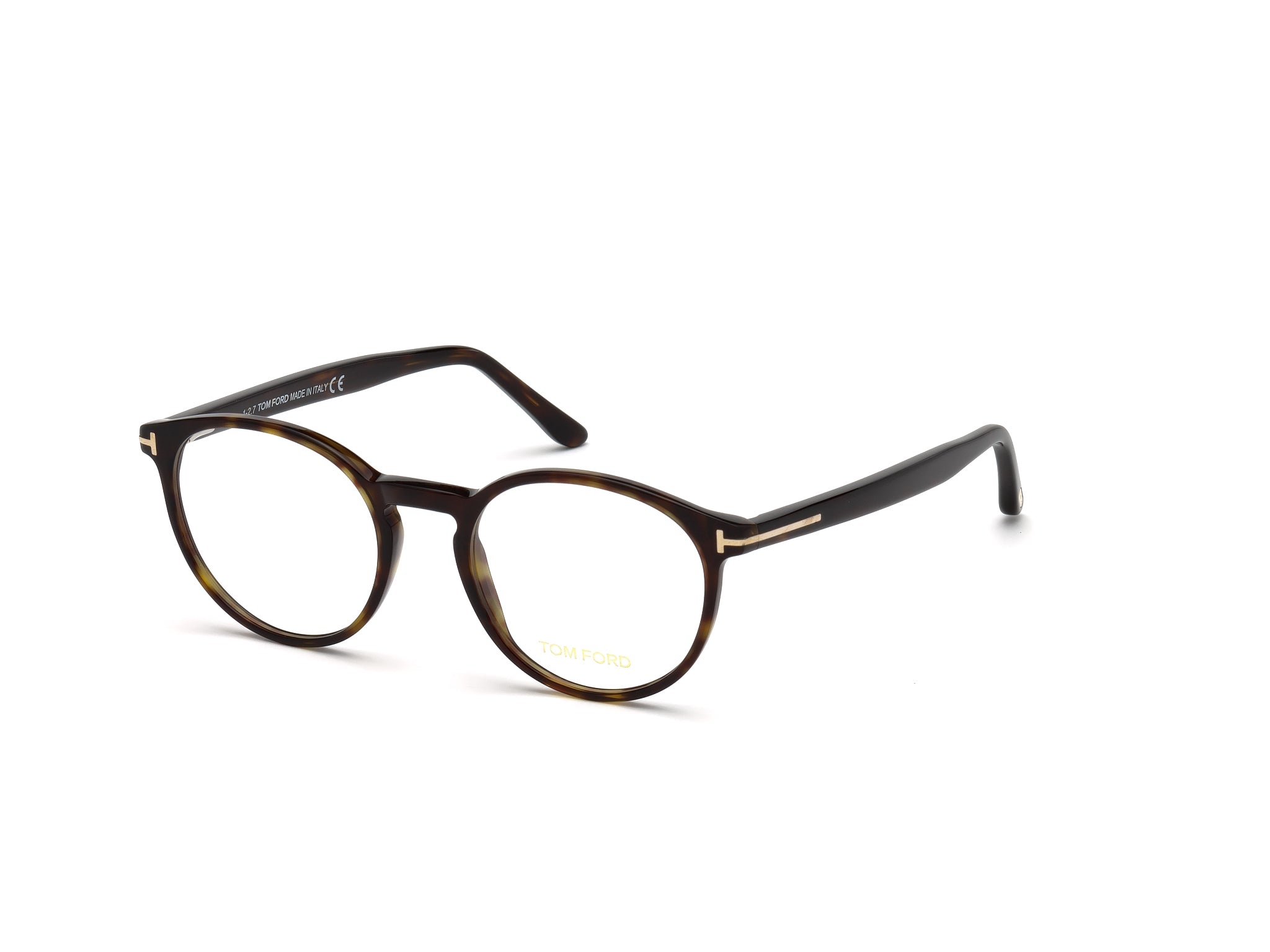 0664689942954 - TOM FORD Unisex Ft5524 052 Rahmen von BRILLEN Acetat Dunkler Havanna  Kreisel Normal