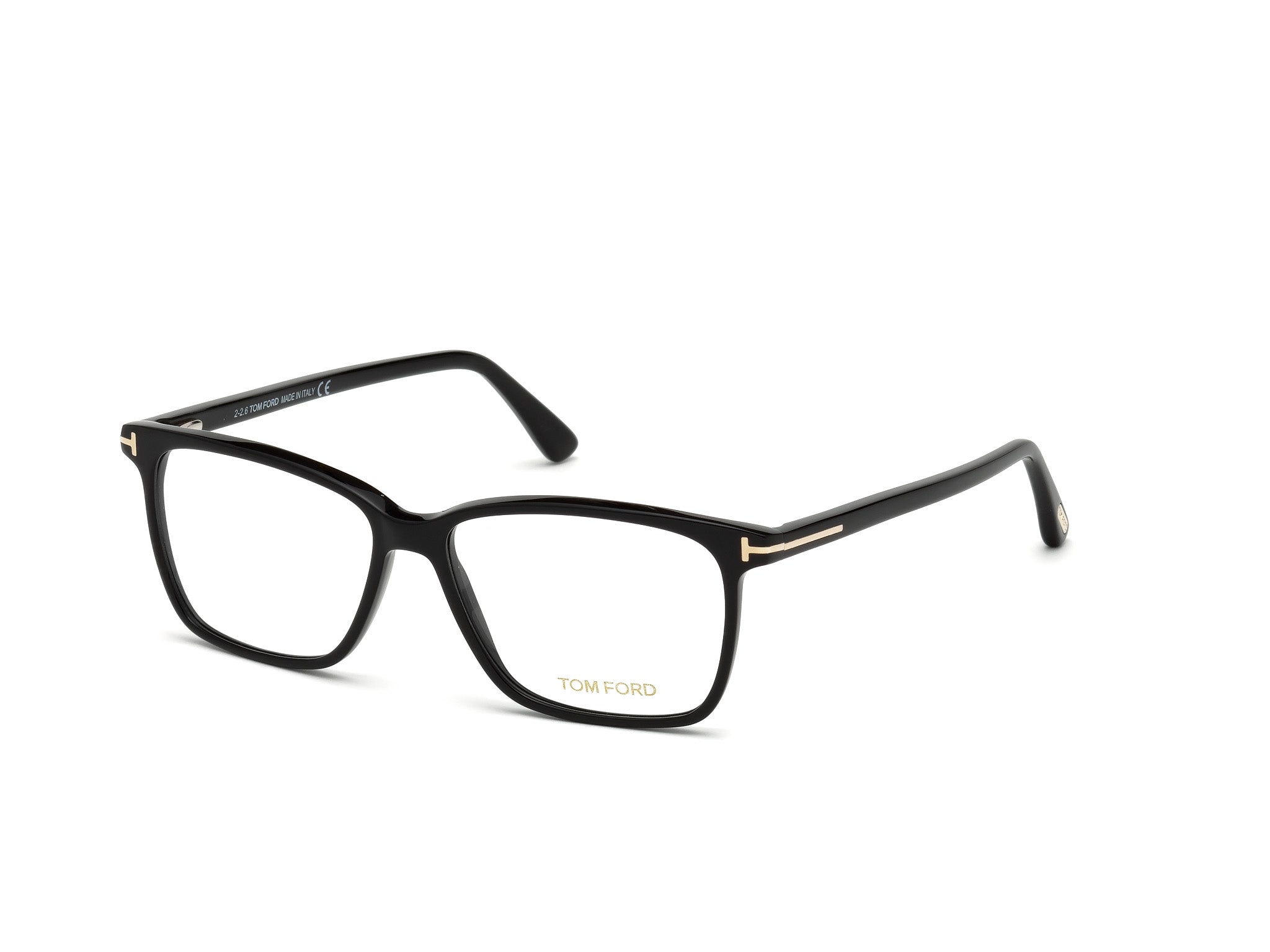 0664689949045 - TOM FORD Mann FT5478-B 001 Rahmen von BRILLEN Acetat Schwarz  Hocken Blaues Antilicht