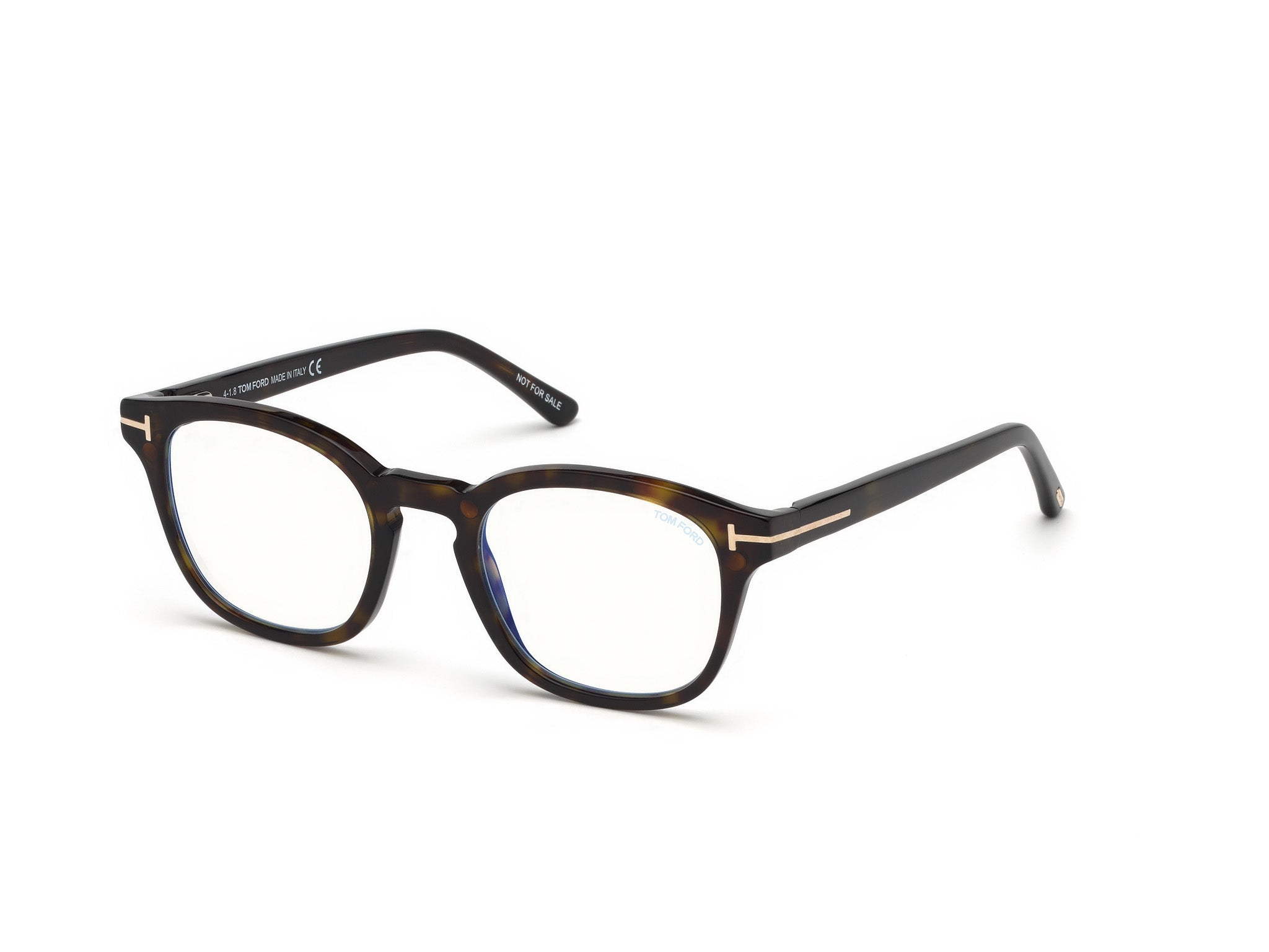 0664689992683 - TOM FORD Herren FT5532-B 52E Rahmen von BRILLEN Acetat Dunkler Havanna  Geometrisch Normal