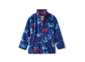 0671374398262 - - Fleece-Jacke FIERCE DRAGONS in dunkelblau Gr104