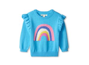 0671374432973 - - Sweatshirt RAINBOW BABY RUFFLE in hellblau Gr98