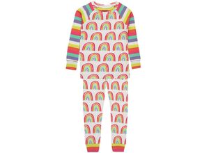 0671374454449 - - Schlafanzug PRETTY RAINBOWS lang in weiß Gr122
