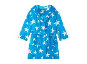 0671374542238 - - Fleece-Bademantel STARRY NIGHT in sky blue Gr104 110