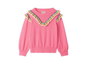 0671374543648 - - Sweatshirt RAINBOW RUFFLE in pink Gr116