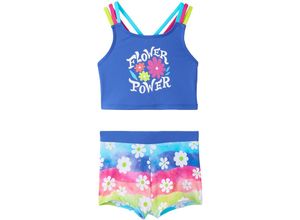 0671374772437 - - Bikini RAINBOW FLOWER in bunt Gr104