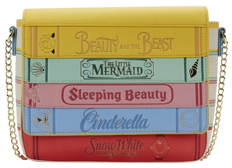 0671803409088 - Loungefly - Princess Books classics Umhängetasche multicolor