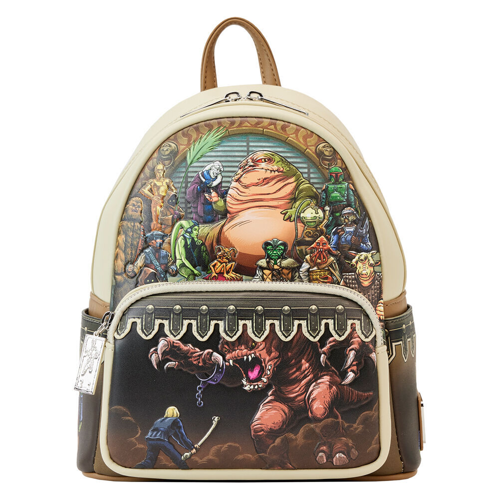 0671803453623 - Die Rückkehr der Jedi-Ritter - Loungefly - Jabbas Palace Mini-Rucksack multicolor