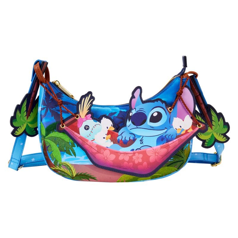 0671803514126 - Loungefly - Camping Cuties Hammock Umhängetasche multicolor