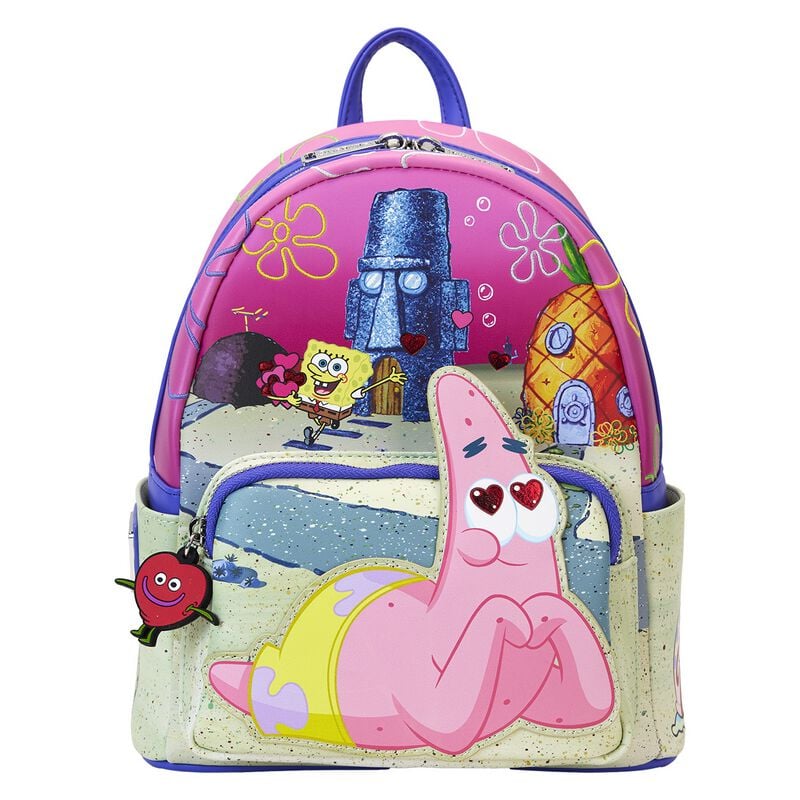 0671803534797 - Loungefly - Spongebob & Patrick Mini-Rucksack multicolor