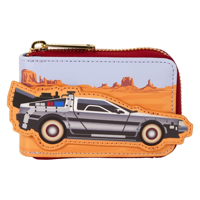 0671803536753 - Loungefly - DeLorean  (40th Anniversary) Geldbörse multicolor