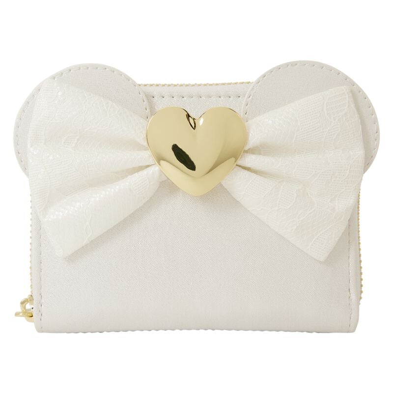 0671803546639 - Loungefly - Wedding Wallet Geldbörse weiß goldfarben