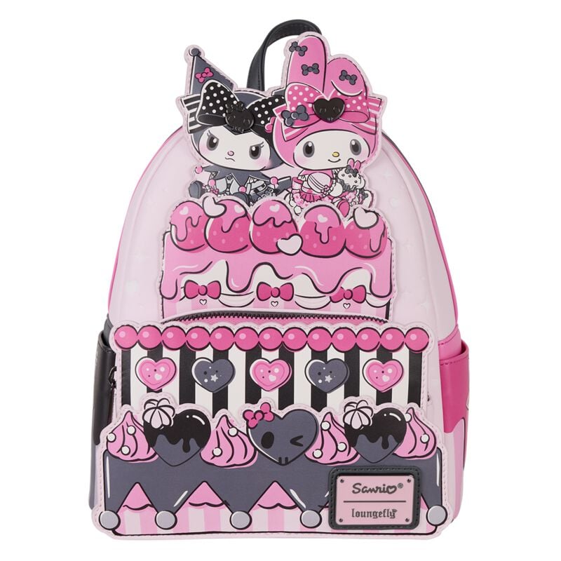 0671803555013 - Loungefly - My Melody & Kuromi Mini-Rucksack multicolor