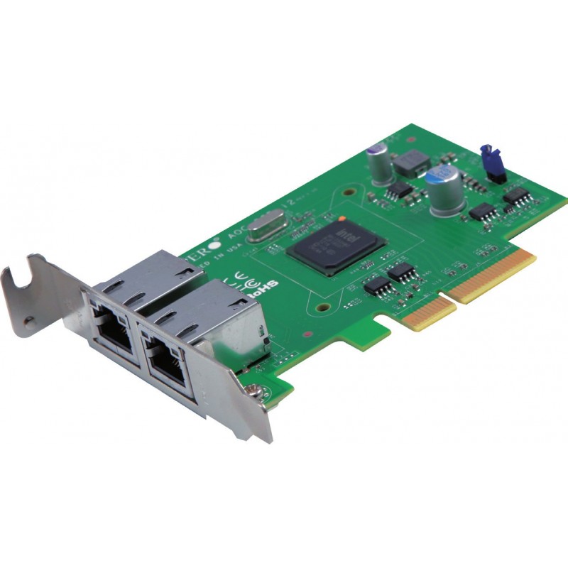 0672042131945 - AOC-SGP-i2 - Netzwerkadapter - PCIe 21 x4 Low-Profile - Gigabit Ethernet x 2