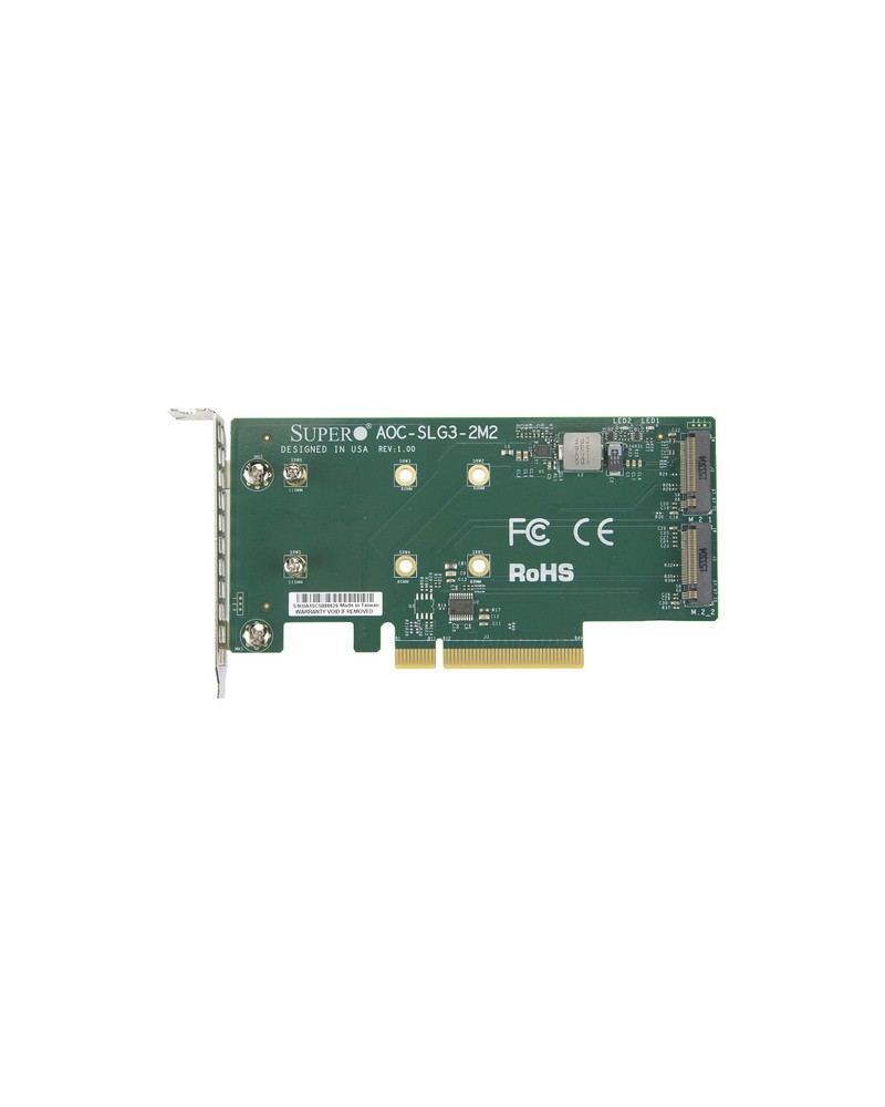 0672042229666 - AOC-SLG3-2M2-O Super Micro Add-on Card AOC-SLG3-2M2-O AOC-SLG3-2M2-O 0672042229666