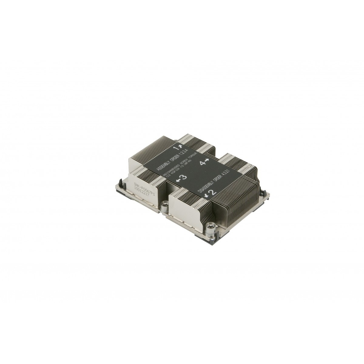 0672042259533 - 1U PASSIVE CPU HEATSINK  ACCS - CPU-Kühlkörper (ohne Lüfter) -