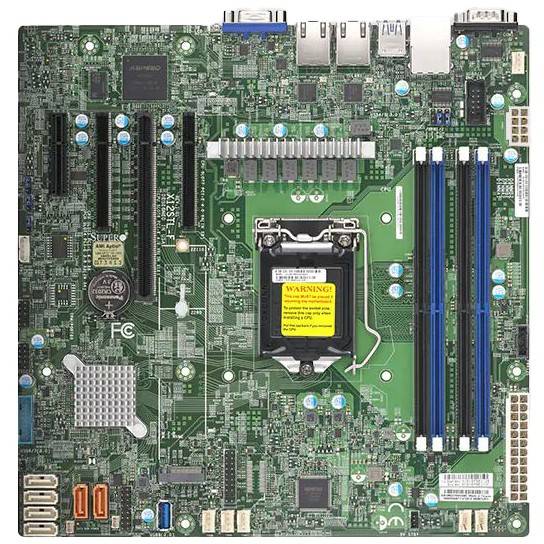 0672042461578 - X12STL-F Mainboard - Intel C252 - Intel LGA1200 socket - DDR4 RAM - Micro-ATX