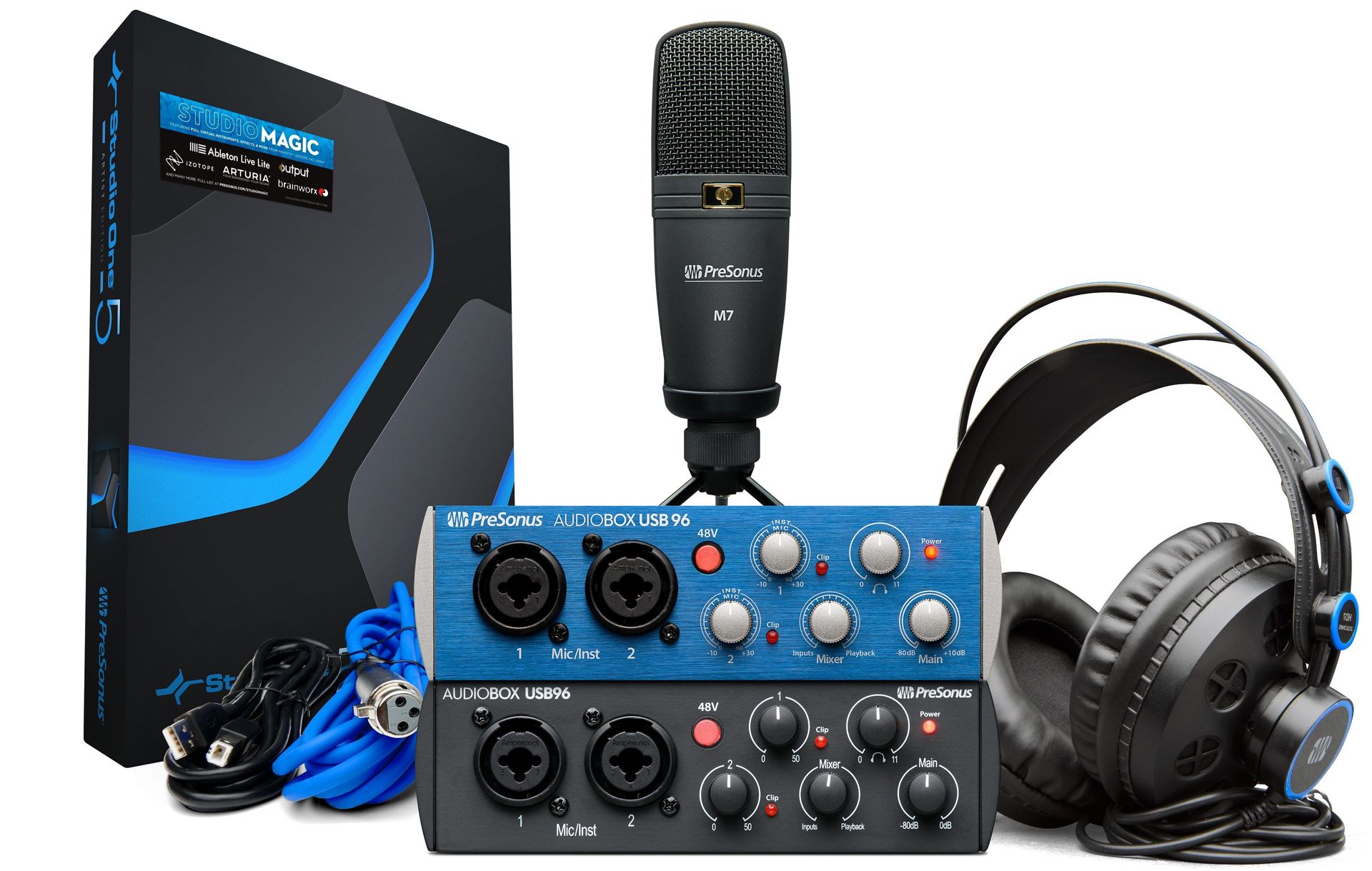 0673454009501 - Presonus - AudioBox USB 96 Studio Bundle 25th Anniversary Edition