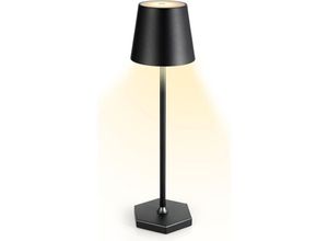 0673658676646 - Led Akku Tischlampe DimmbareTischlampe Kabellos12h bis 30h Leuchtdauer4200mAhIP54 Wasserdicht300LMUSB Aufladbare Tragbare TischleuchteTouch