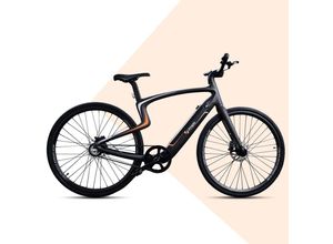 0674012652351 - Urtopia Smartes Carbon E-Bike Sirius (Farbe schwarz orange) Gr M 35Nm Blinker Anti Diebstahl Navi