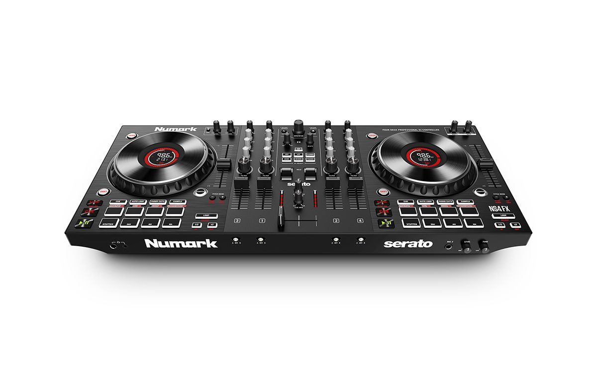 0676762192613 - NS4FX Professioneller 4-Deck DJ Controller inkl Serato DJ Lite Software