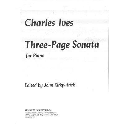 0680160032464 - Three page Sonate