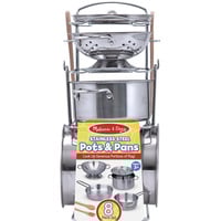 0681147005266 - Melissa & Doug - Edelstahl Topfset Spielküche