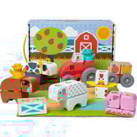 0681147005457 - Melissa & Doug - Blockables Bauernhof Spielset Konstruktionsspielzeug 0681147005457 - Melissa & Doug - Blockables Bauernhof Spielset Konstruktionsspielzeug