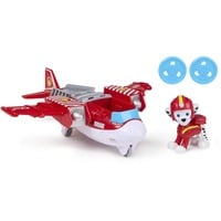 0681147036765 - Paw Patrol Air Rescue - Marshalls Feuerwehrflugzeug mit Geschoss-Abwurf und Marshall Spielfigur  Spielfahrzeug