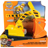 0681147071599 - Rubble & Crew - Rubbles 2-in-1 Bagger-Fahrzeug Spielfahrzeug