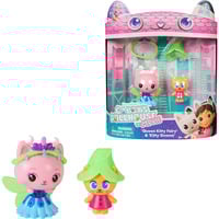 0681147088856 - Gabbys Dollhouse Der Film - Queen Kitty Fee & Kätzchen Gnom Figuren-Set Spielfigur